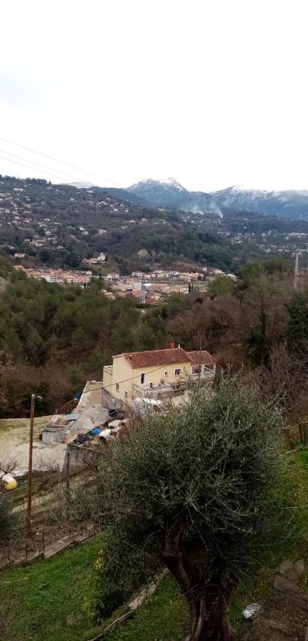 Les Volets Bleus Appartamento Contes  Esterno foto